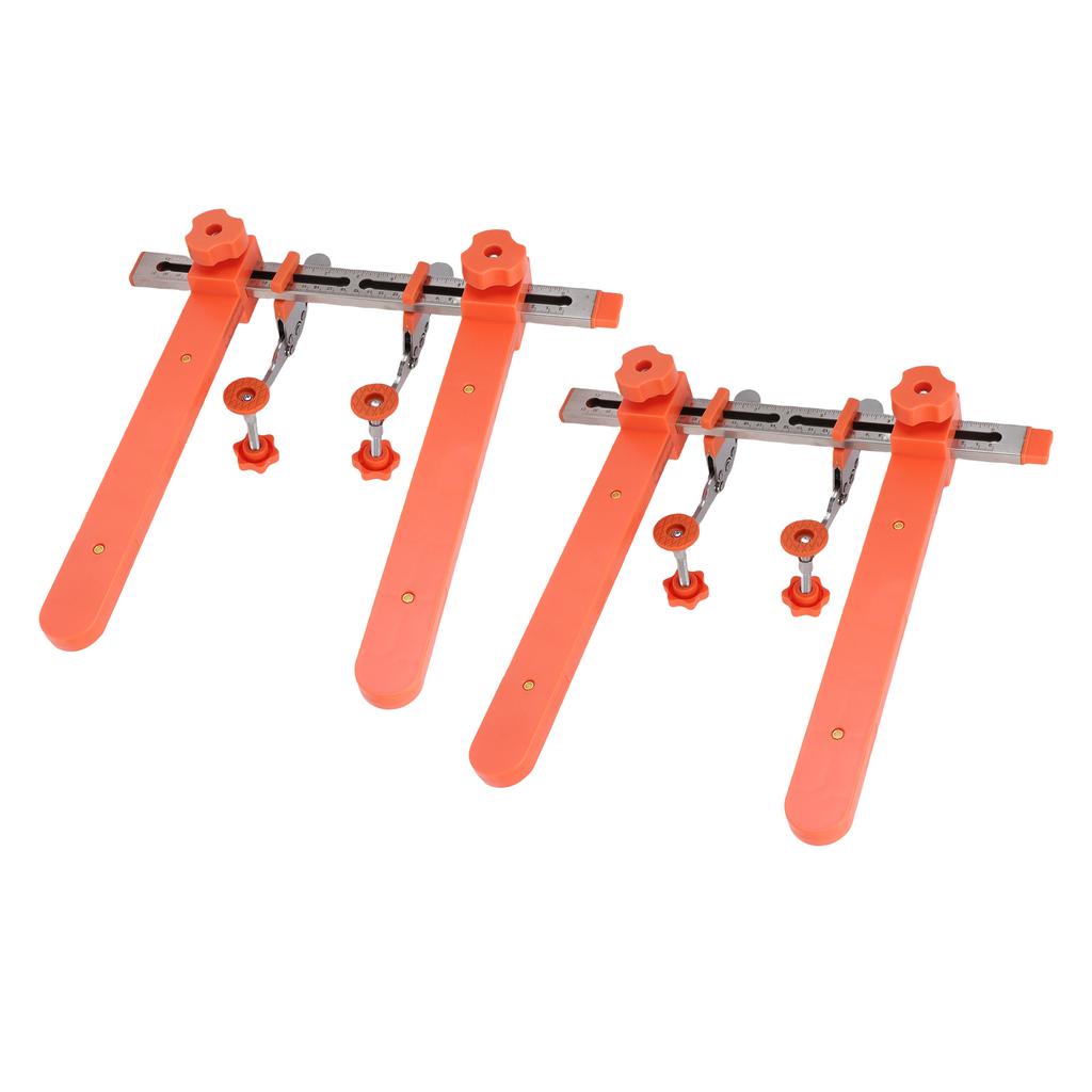 2 Sets Drawer Slide Installation Jig Hardware Clamp Quick Fixing Tools for Woodworking and Home Renovation