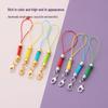 Gold Electroplated DIY Jewelry Accessory: Lanyard Lobster Clasp and Mobile Phone Pendant Rope