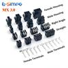 10 наборів MX3.0мм Micro-Fit 3.0мм Дворядний 2*1P- 2*12Pin Міні Корпус 5559/43020 Гніздо Термінал Прямий RA Вафельний роз'єм
