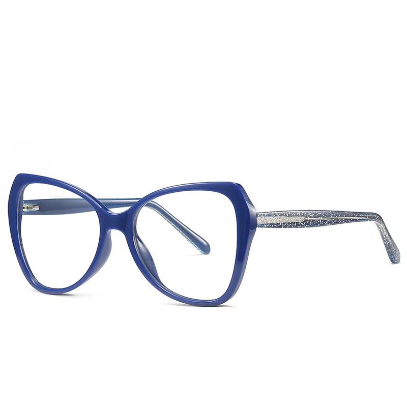 Fashion Cat Eye Reading Glasses Women's Tr90 Spring Hinge Resin Optical Presbyopic Eyeglasses Custom Diopter +50~+600 #46536
