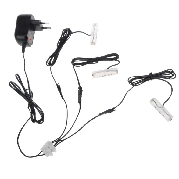 3in1 3V-12V Power Supply LR6 AA Battery Eliminator for Remote Controls LED Lamps Toy Replace 2-8pcs AA 1.5V Battery