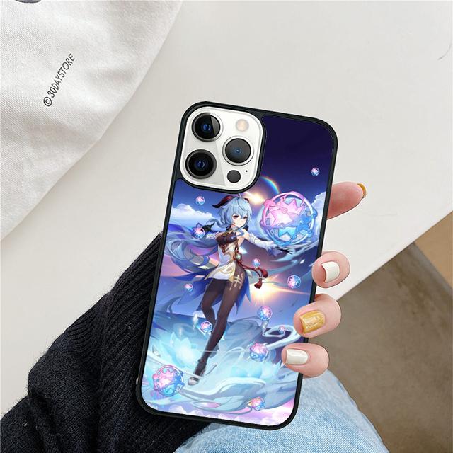 Ganyu Genshin Impact Phone Case For iPhone 17 Air 15 16e Cover 11 13 14 Pro Max 12 Plus Max Fundas