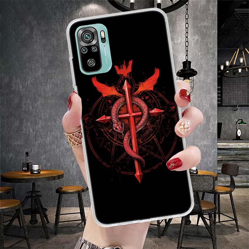 Fullmetal Alchemist Anime Soft Phone Case For Xiaomi Redmi Note 15 14 14S 13 12 Pro Plus 12S 11 11S 11E 10 10S 11T 5G Fundas Coq