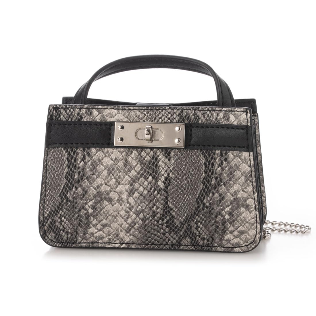 

Микро-сумка на цепочке Monica MONI1029 Серая (11)