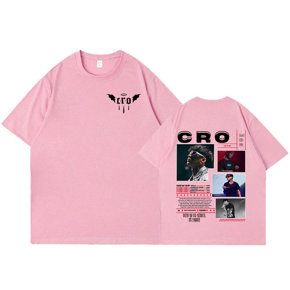 RRapper C.R.O Graphic T Shirts Men Women Clothing Hip Hop Fashion T-shirts Vintage Oversized Cotton Short Sleeve Tees Streetwear
