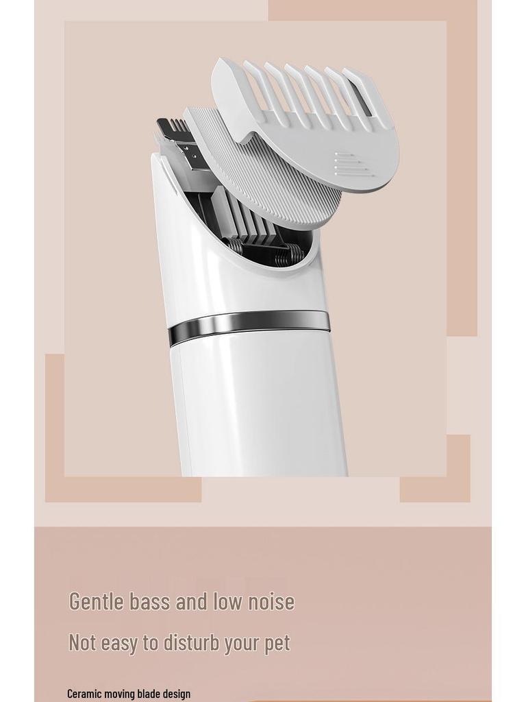 Pet Grooming Electric Clipper: Cat & Dog Shaver, Nail Grinder, Hair Trimmer