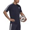 adidas T Shirts Men's Blue Crew Neck Moderate Straight Fit H28899