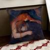 Art EEdvard MMunch Anxiety Cushion Cover Reversible Soft Durable Pillow Cover Home  Car MultiScene Use for Daily Comfort