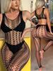 Sex Women'S Bodystocking Hot Hollow Out Sexy Lingerie Fat Plus Size Full Bodysuit Erotic Woman Open Crotch Underwear Clothing