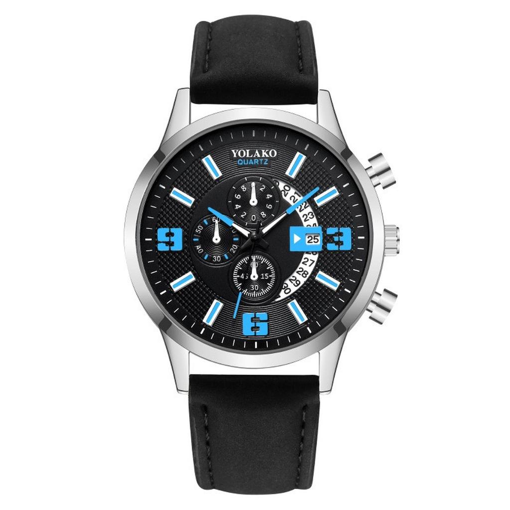 Mens Leather Business Fashion Watch Strap Watch For Gift Giving