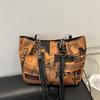 Fashion Trend Shoulder Bag Women's 2025 New Personalized Printing Large-capacity Tote Bag Simple Underarm Bag