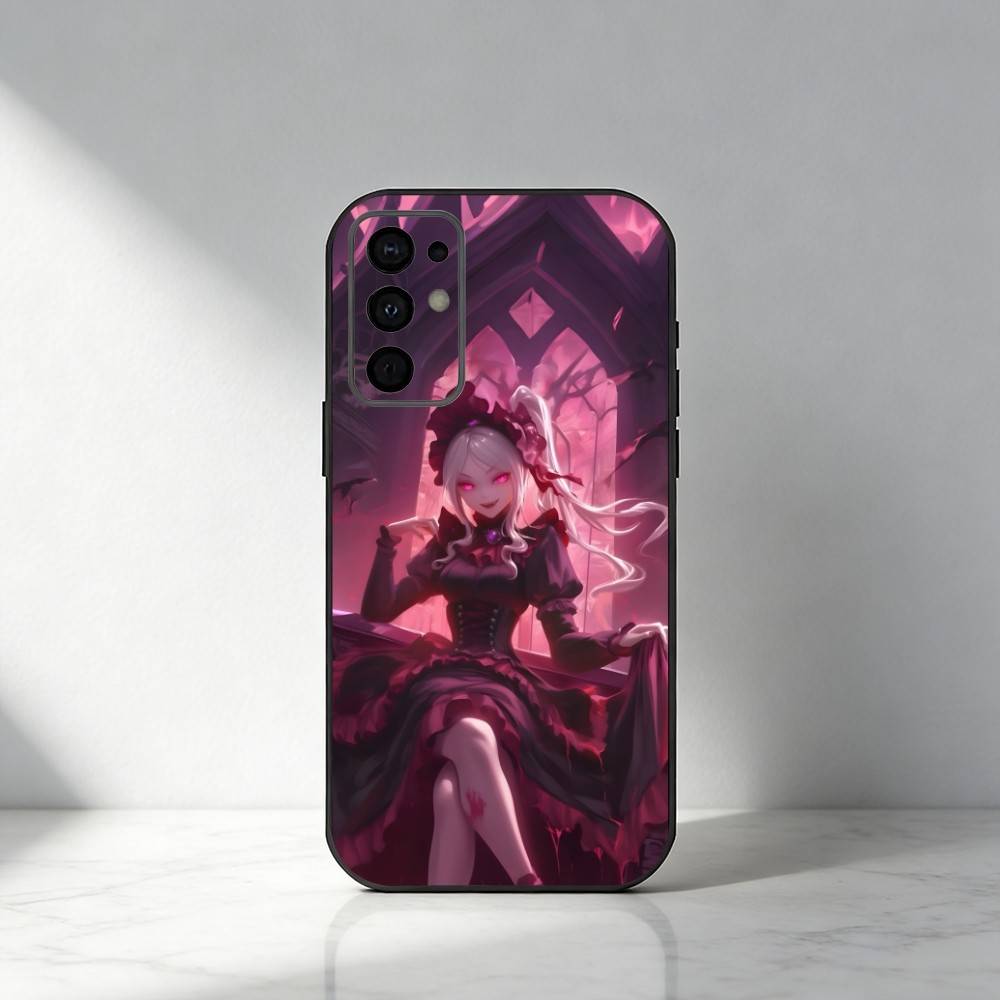 Ainz O-Overlord Queen Albedo Phone Case For Samsung S25,S24,S21,S22,S23,S20,Ultra,S26,Plus,Fe,Note,5G Black Cover Samsung S22plus5G