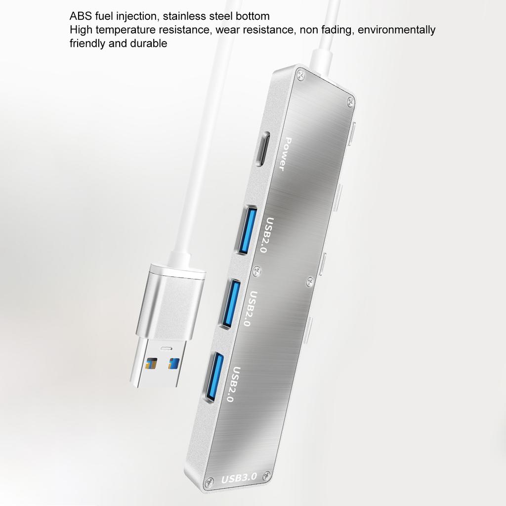 USB Hub High Speed 1xUSB3.0 Port 3xUSB2.0 Ports 1xUSB C Power Port USB3.0 4 Ports Hub USB Hub Multiport Adapter