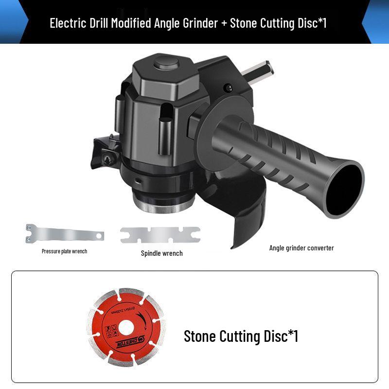 Electric Drill Conversion Kit: Hand Drill to Angle Grinder & Polisher