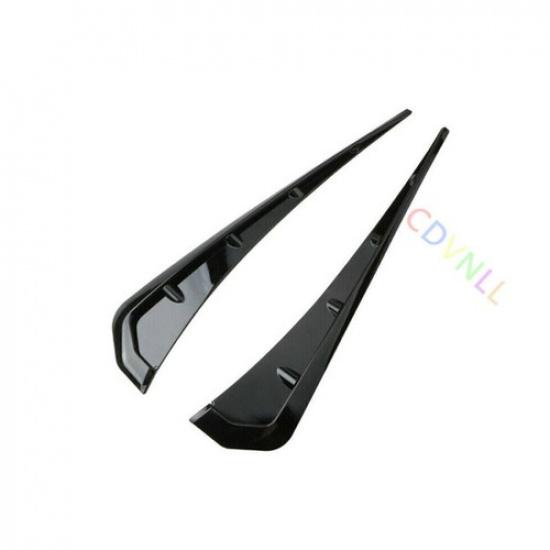 Глянцевый черный накладки на боковые вентиляционные отверстия крыльев кузова автомобиля, 1 пара