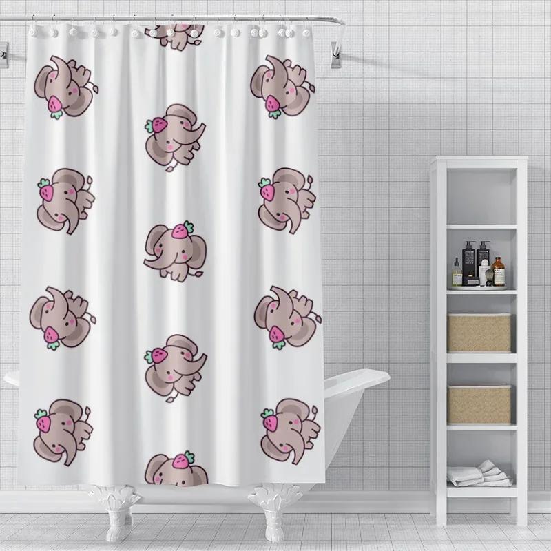 Home decoration shower curtains for bathroom waterproof curtain fabric Modern Nordic style Living Roomcute animal cartoon dogs