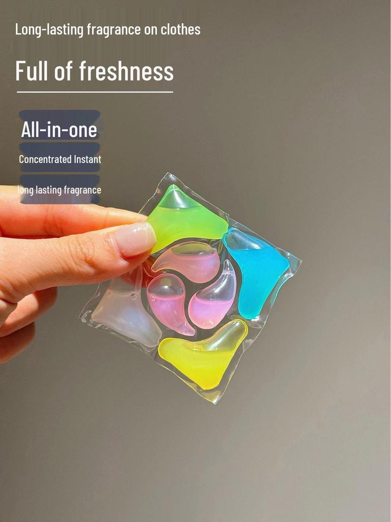 WYOK 7-in-1 Laundry Pods: Long-Lasting Fragrance, Softening, Concentrated Detergent, Stain Removal, Large Size