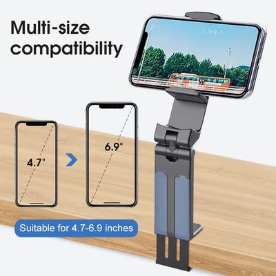 Multifunkční držák mobilního telefonu Cestovní mini stolní stojan Nastavitelný 360° otočný skládací přenosný pro iPhone Tablet