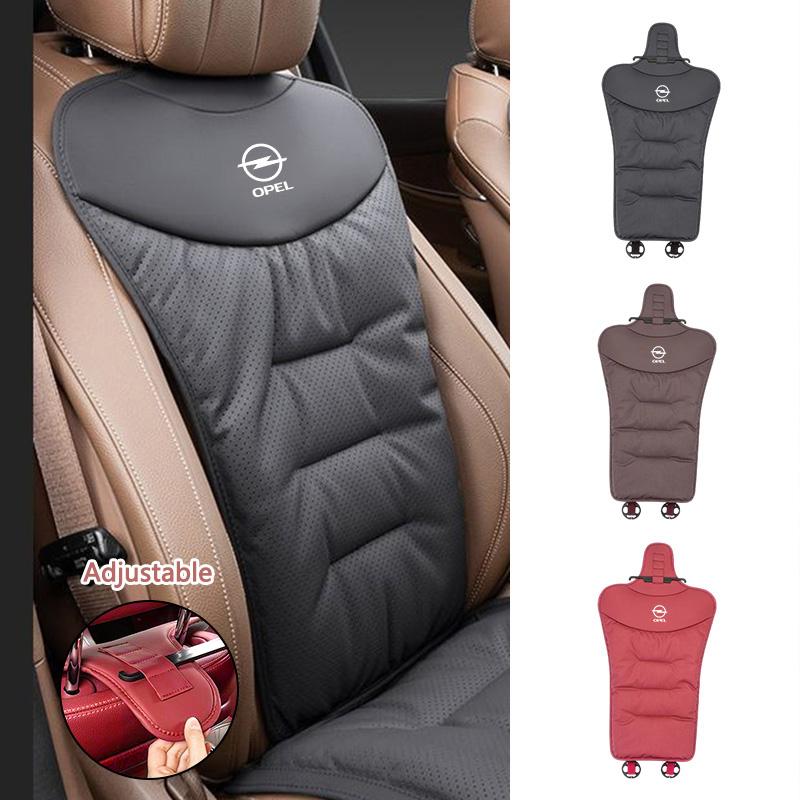 Pokrowce na fotel samochodowy Skórzane Pokrowce na poduszki lędźwiowe foteli samochodowych Pokrowce ochronne na siedzenia samochodowe na cztery pory roku dla Opel Astra Insoia OPC