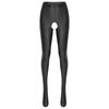 Women's High Waist Control Top Tights Shiny Pantyhose Silky Stockings