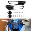 Modified Motorcycle Rearview Mirrors Wind Wing Adjustable Rotating Side Mirrors for BMW S1000RR 2009-2018