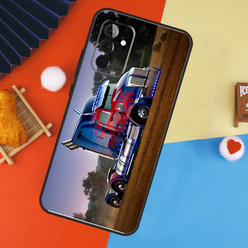 Cool Heavy Truck Car Case For Samsung Galaxy A17 A35 A55 A06 A16 A26 A36 A56 A53 A32 A52 A33 A13 A14 A34 A54 A15