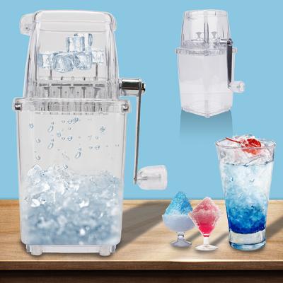 Multi-function for Home Kitchen Bar Ice Blenders Tool Manual Ice Crusher Kitchen Supplies Portable Hand Shaved Ice Machine Crank