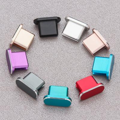Anti Dust Plug Charger Port Block Metal Stopper Cover For Samsung Galaxy S21 S20 Huawei P40 Xiaomi 11/10 Type-C