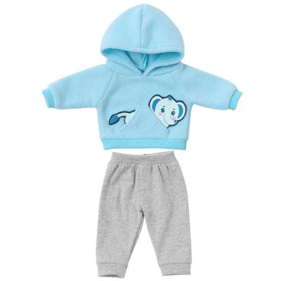 MORYTRADE Baby Doll Dress Up Costume 40cm Size Dress Up Clothes Baby Doll Ribbon Doll Blue Hoodie