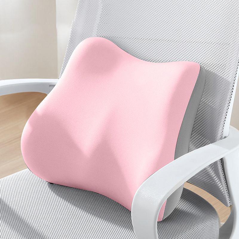 Ergonomic Memory Foam Seat & Lumbar Support Cushion for Office Chair