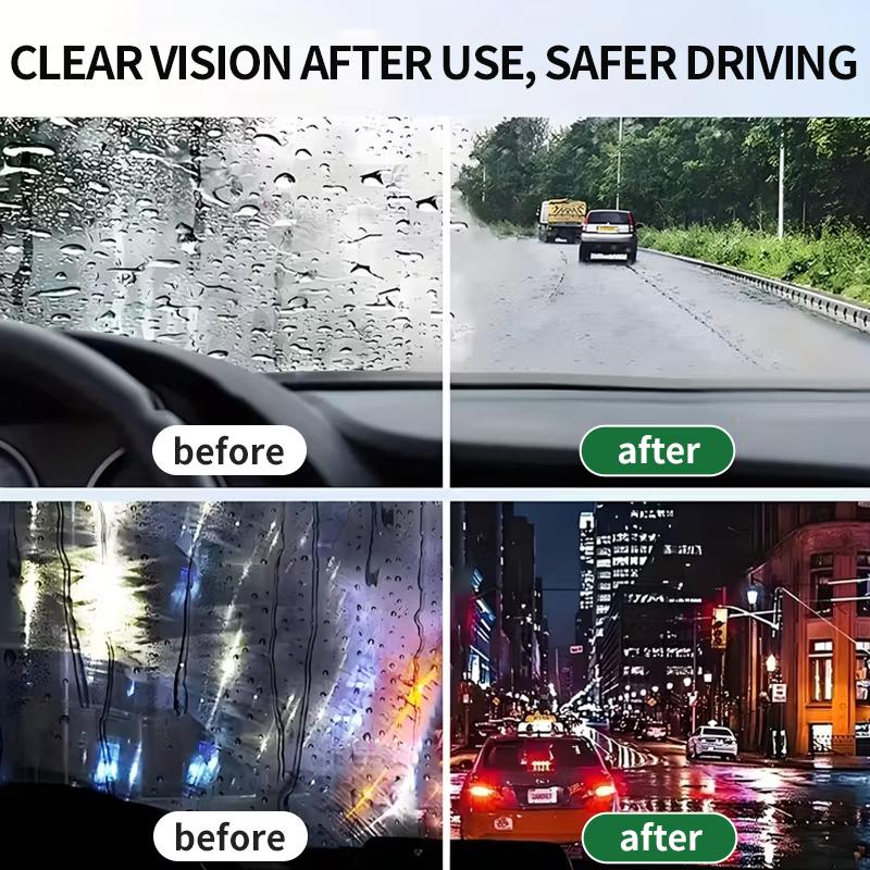 Water Repellent Spray Anti Rain Coating For Car Glass Hydrophobic Anti-rain Car Liquid Windshield Mirror Mask Auto Polish Kit