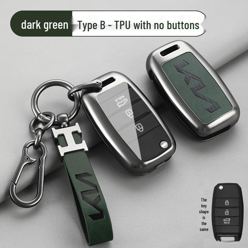 Kia Key Bag for K3 K4 K5, KX3 KX5/7, Sportage, Sorento, Niro, Kaicheng - Unisex Shell Buckle