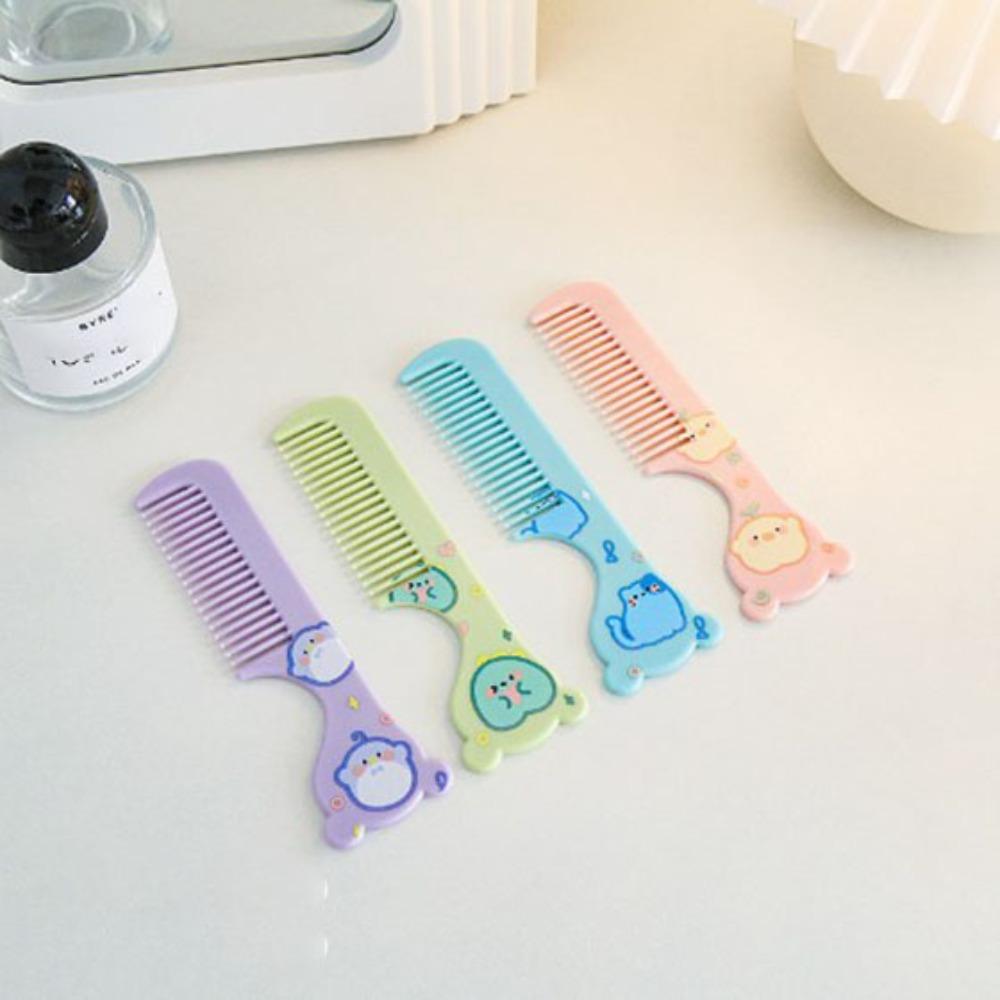 

Mini Cute Student Portable Hair Comb Plastic Hair Comb Cute Cartoon Mini Comb