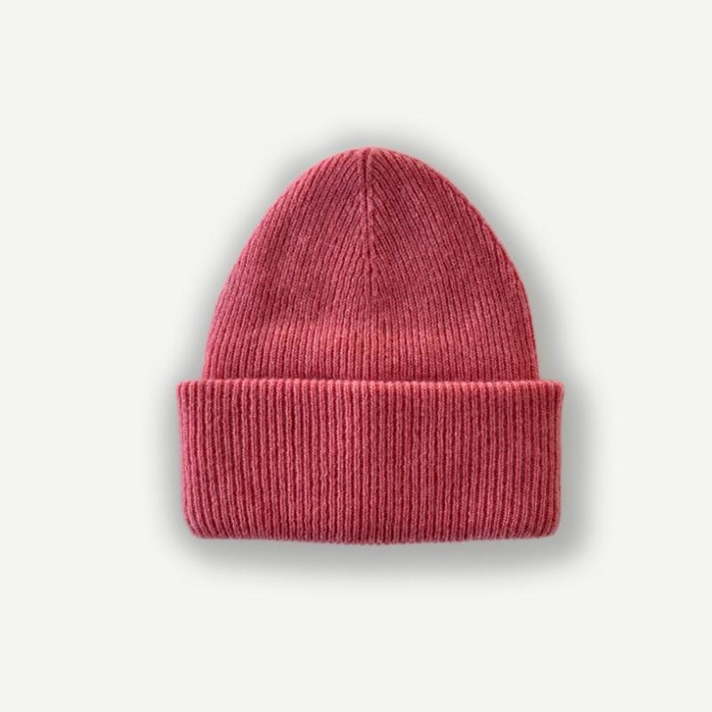 Winter Warm Beanies Casual Thread Hip Hop Hat Adult Women 100% Wool Knitted Skull Cap Gorro Ski Caps Cold Proof Beanies