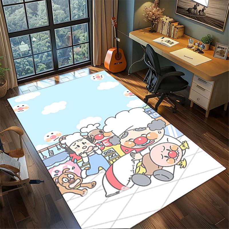 Large Area Home Decor Rug Bread Superman Non Slip Washable Floor Mat Gamer Room Carpet