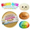 Bunter Blasen-Knödel zum Quetschen mit Dampfgarer, weicher TPR-Teigball, Dekompressions-Fidget-Spielzeug, lustiges kreatives Brötchen-Geschenk