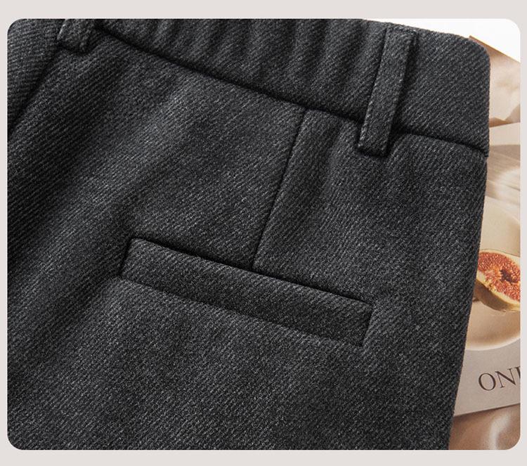 Women's High-Waisted Wide-Leg Velvet Pants - Autumn/Winter Pleated, Thickened, Loose Fit