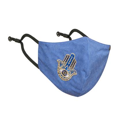 Young Threads Pack Of 3 Men Women Fashion Face Masks with Cotton Lining Handcrafted 3Layered With Nose Wire Adjustable Ear Loops