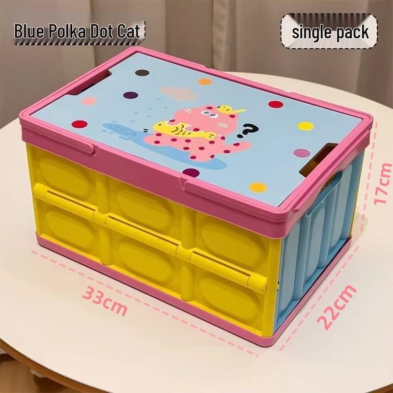 Customizable Outdoor Camping Trunk Organizer - Folding Storage Box