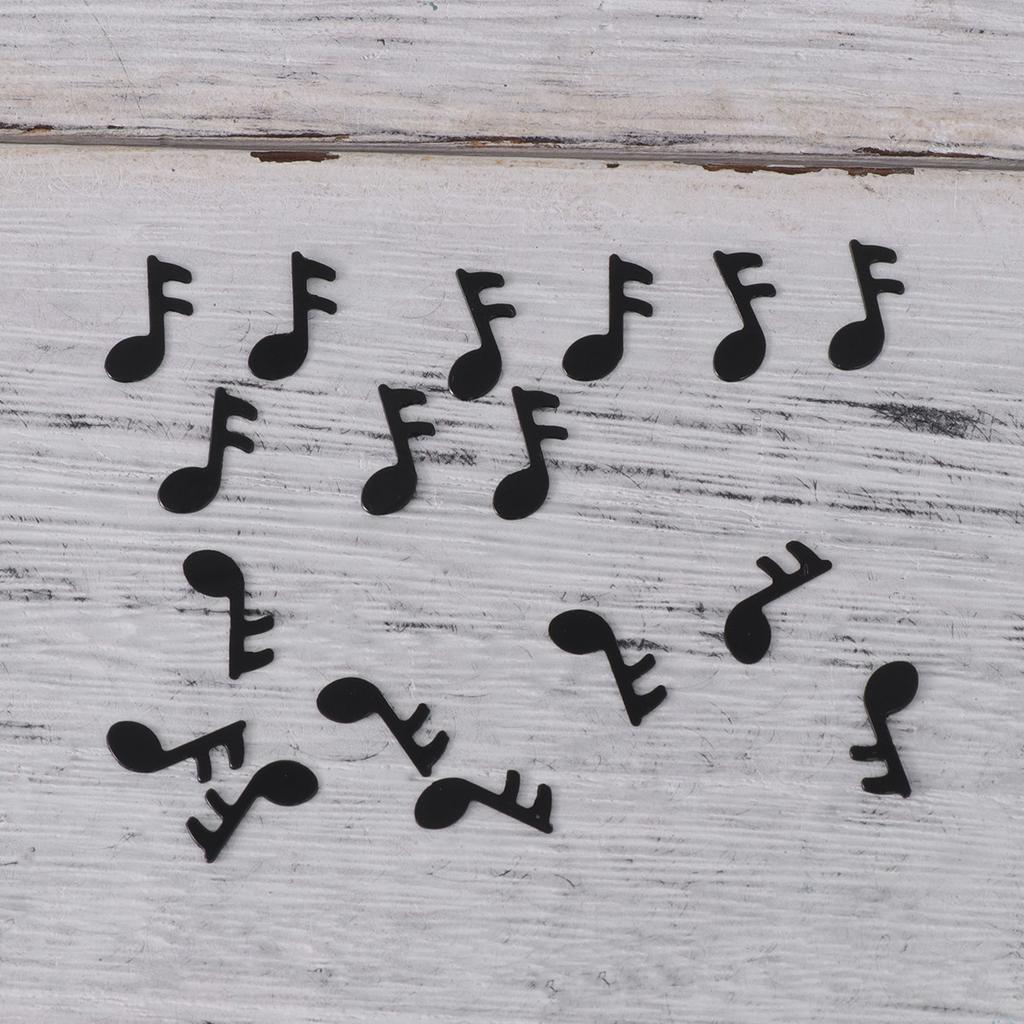 1Pack Musical Note Confetti Black Reusable High Quality Premium Material Romantic Birthday Wedding Music Party Shower