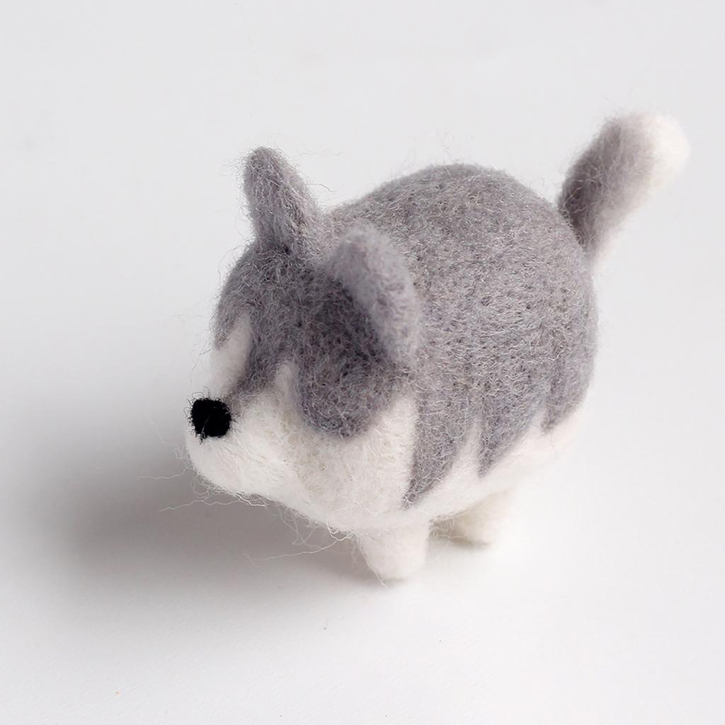 Wool Neddle Felting Poke Wool Handmade DIY Cat Dog Animal Material Bag For Beginner Diy Wool Needle Felting Craft Accessories