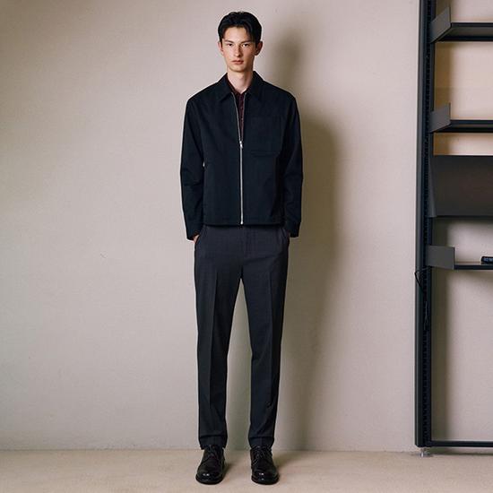 Premium TR Hidden Banding Tapered Fit Slacks 10115902/115902