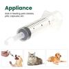 Pet Feeder Convenient Push Cylinder Style Pet Pill Feeder Scale Design Dogs Cats Milk Feeder Pet Supplies