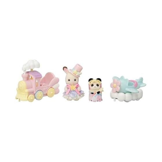 Sylvanian Families Amusement Park [Yuenchi Vehicle Set -Train/Plane-] Z-79 ST Mark Certification 3 years old and up Toy Dollhouse Sylvanian Families