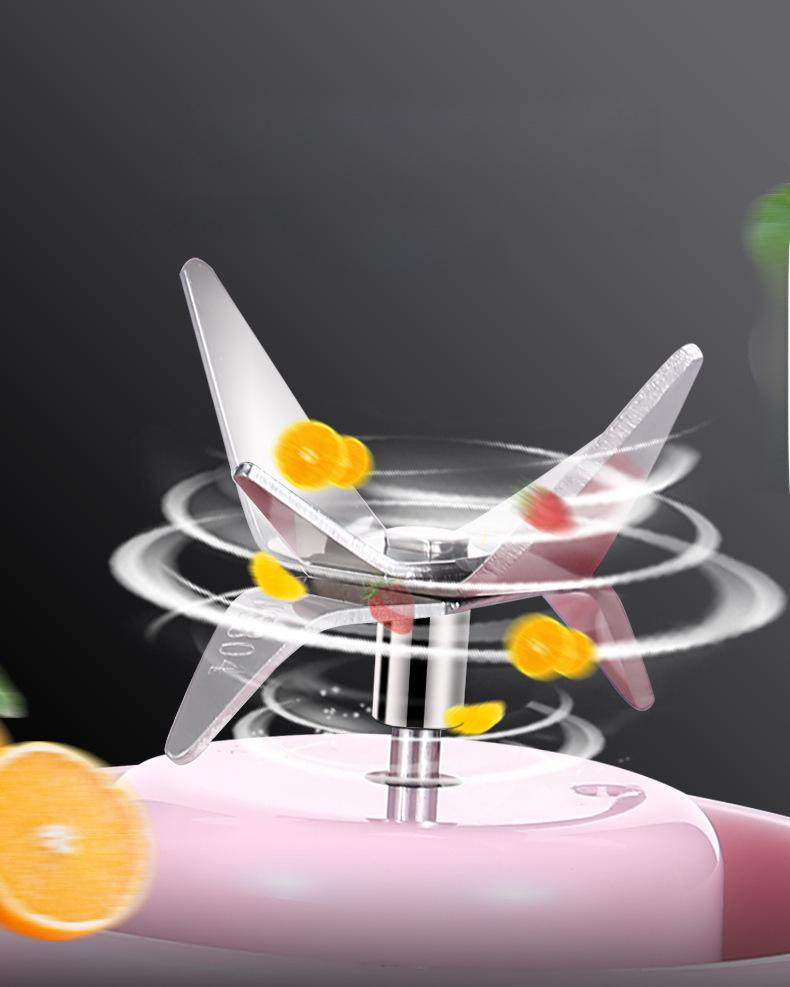 Tragbarer elektrischer Multifunktions-Entsafterbecher für Obst