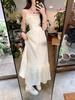 Summer 2026 New Women's Small White Dress Suspender Dress Long Dress Small French Fairy