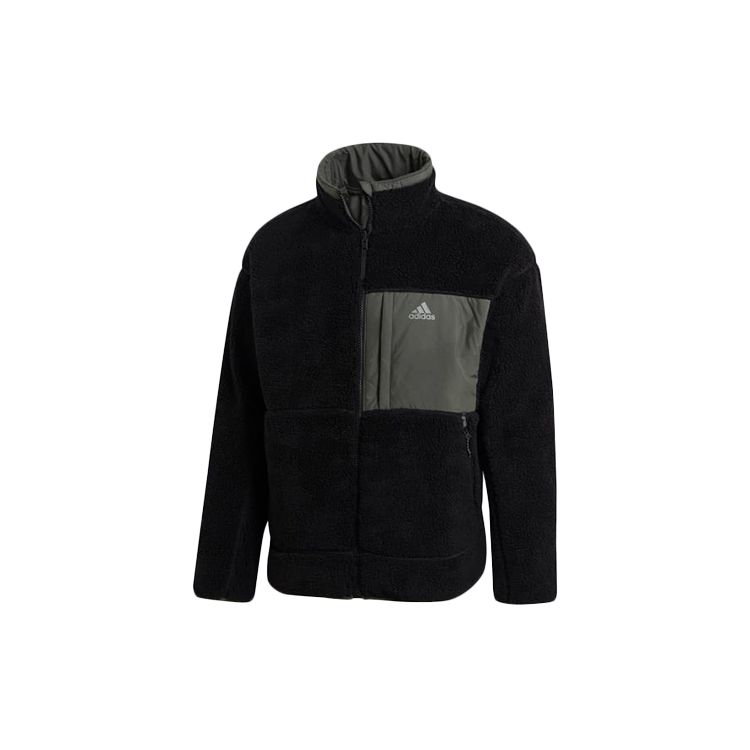 Adidas Wendejacke mit Kragen aus Baumwolle für Herren Oberbekleidung Grün GF0052