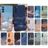 Phone Case For Motorola Edge 50 40 Pro 60 50 40 30 Ultra Neo Fusion Moto G85 G72 G53 G54 G84 G13 G32 Scenery Sky Moon Landscape