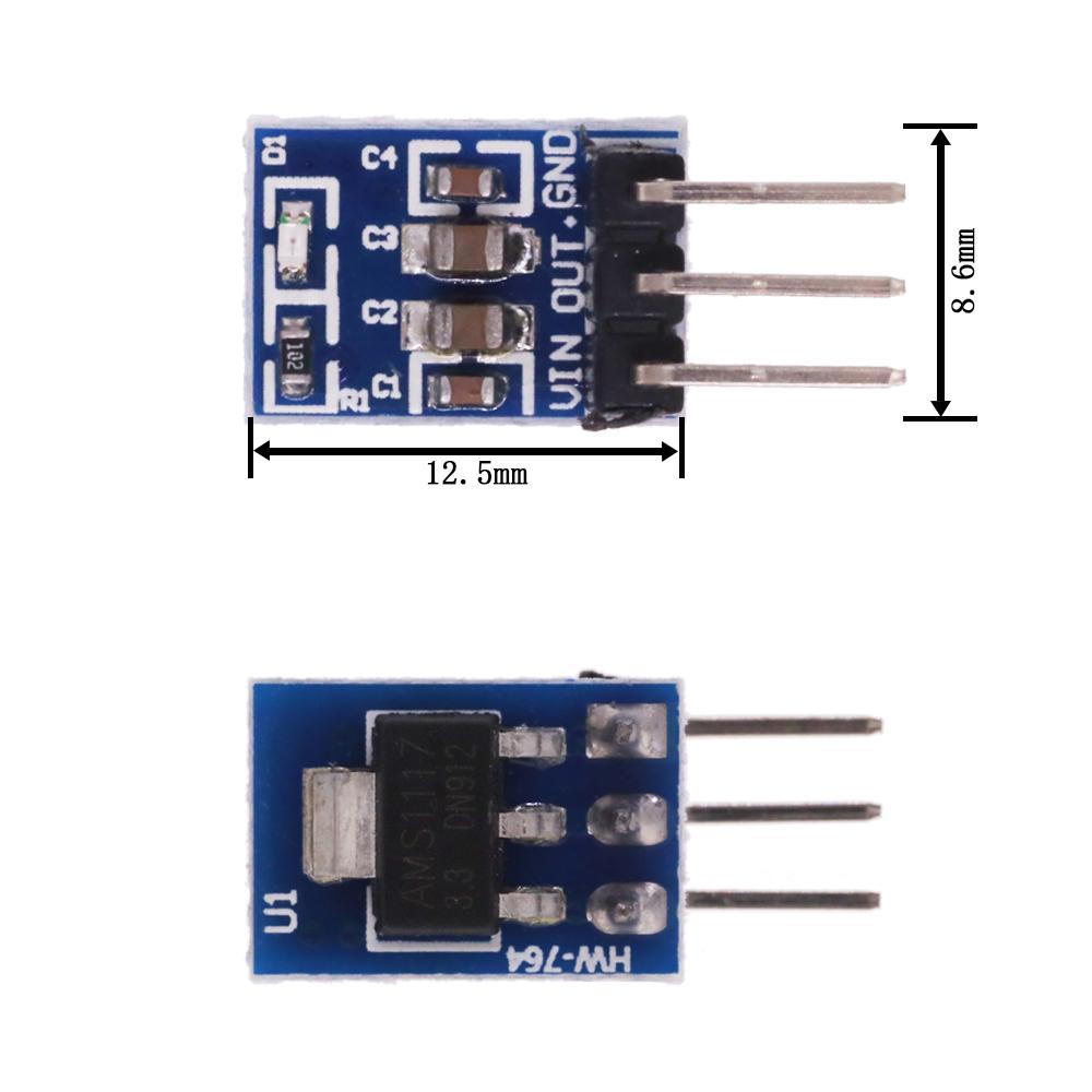 MINI 1117 5V to 3.3V For DC-DC Step-Down Supply Buck Module LDO 800MA AMS1117-3.3V/5.0v