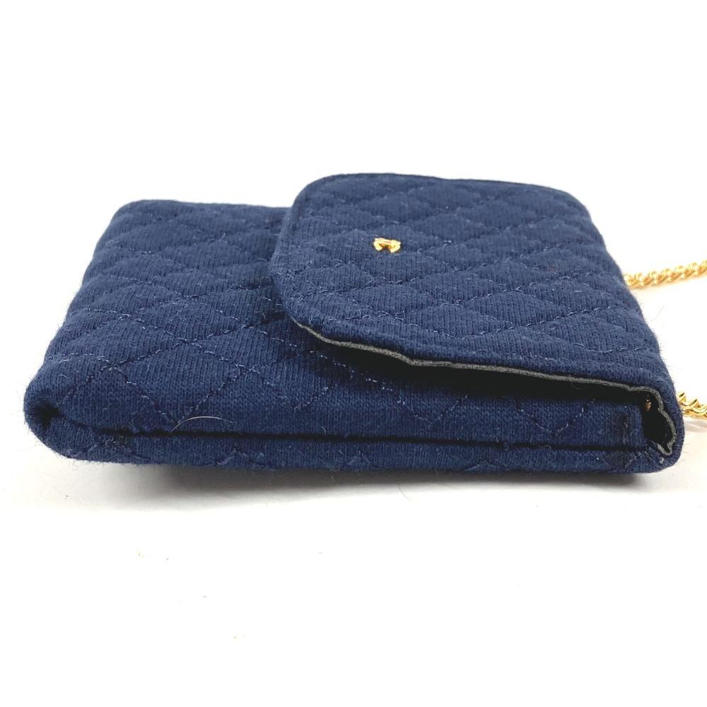 CHANEL Chain Shoulder Bag Chain Pouch Logo CC CC Mark Quilted Matelasse Pouch
